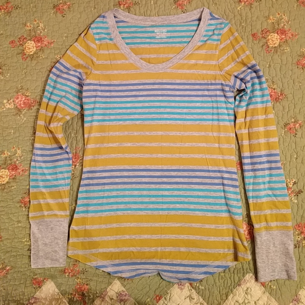Striped long sleeve shirt