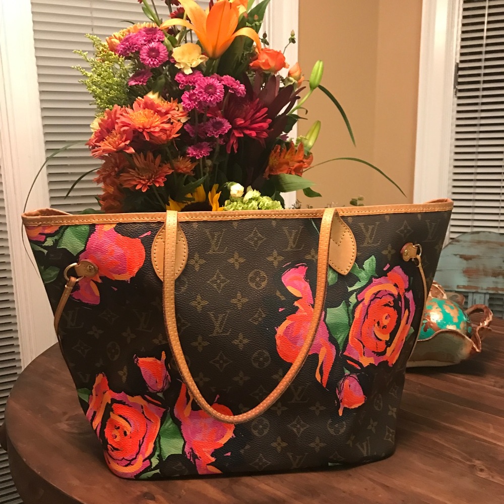 Stephen sprouse Louis Vuitton Neverfull Bag🌺