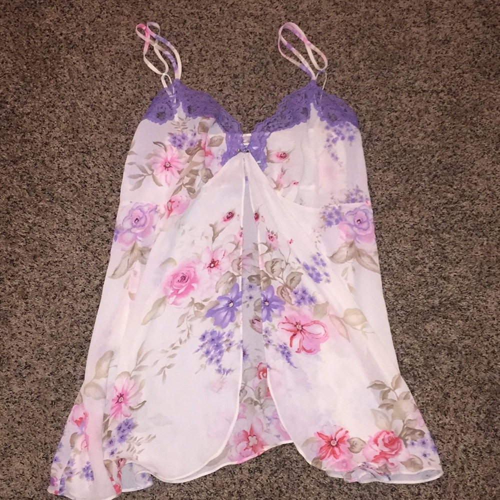 Split front chemise
