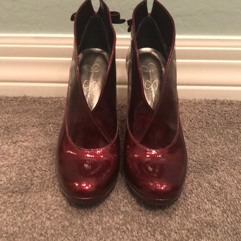 Burgundy Booties