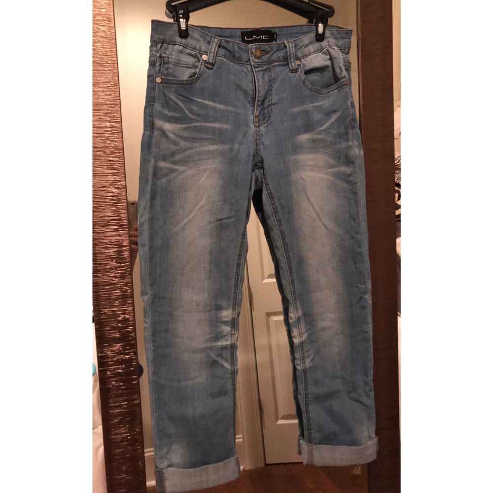 LMD Boyfriend Style White Wash Jeans