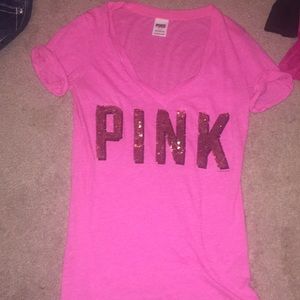 victoria secret pink comfy top