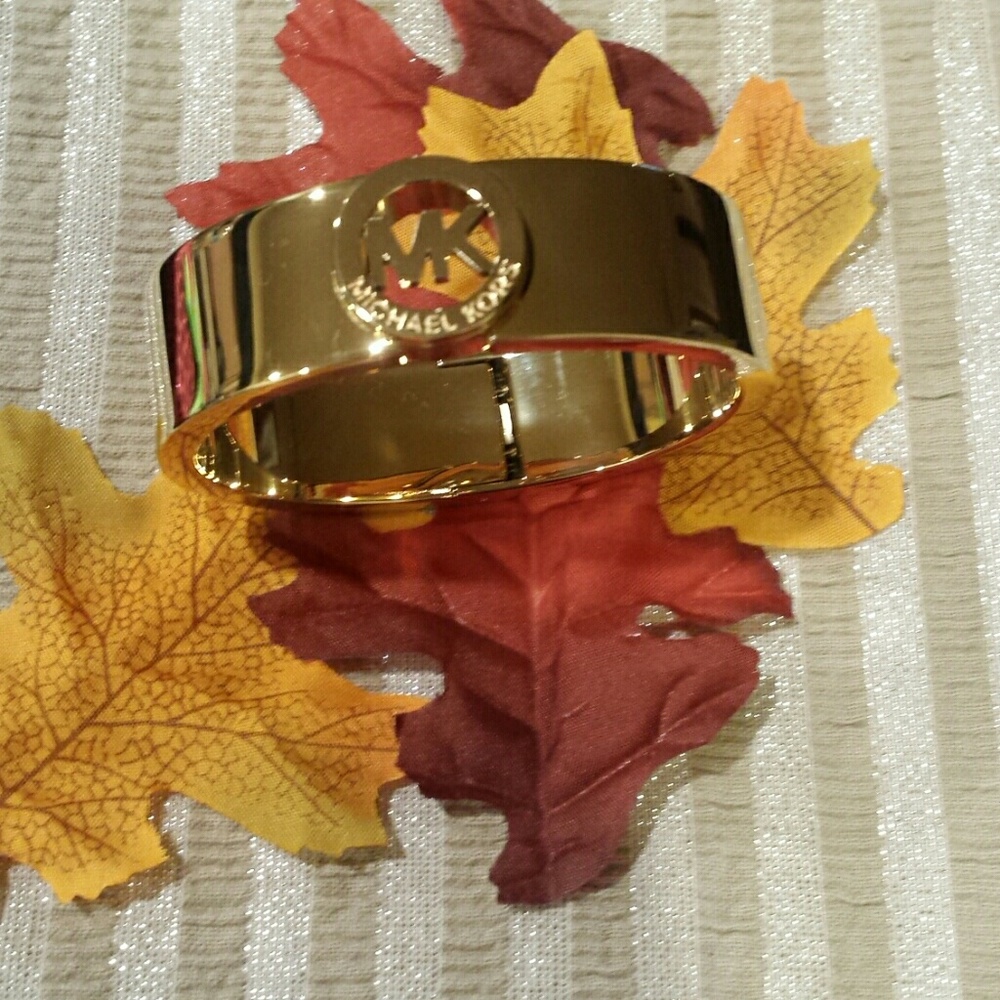 Michael Kors gold tone bangle