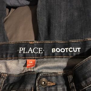 Children’s Place Boys Bootcut Denim Jeans Size 14