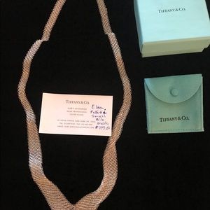 Tiffany Elsa Perretti Mesh Necklace