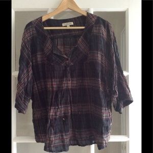 Thursday Island Plaid Top