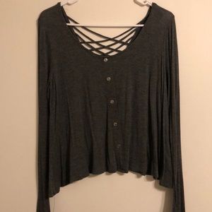 Criss cross back top