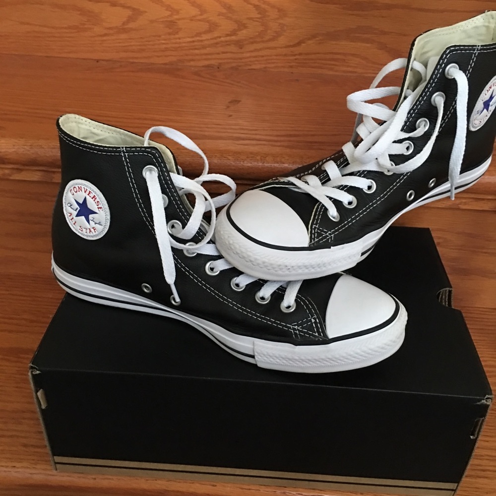 Converse Leather High Tops