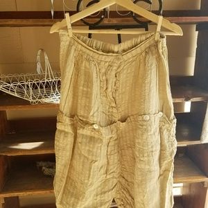 Magnolia Pearl Linen Stripe Vergie Pants