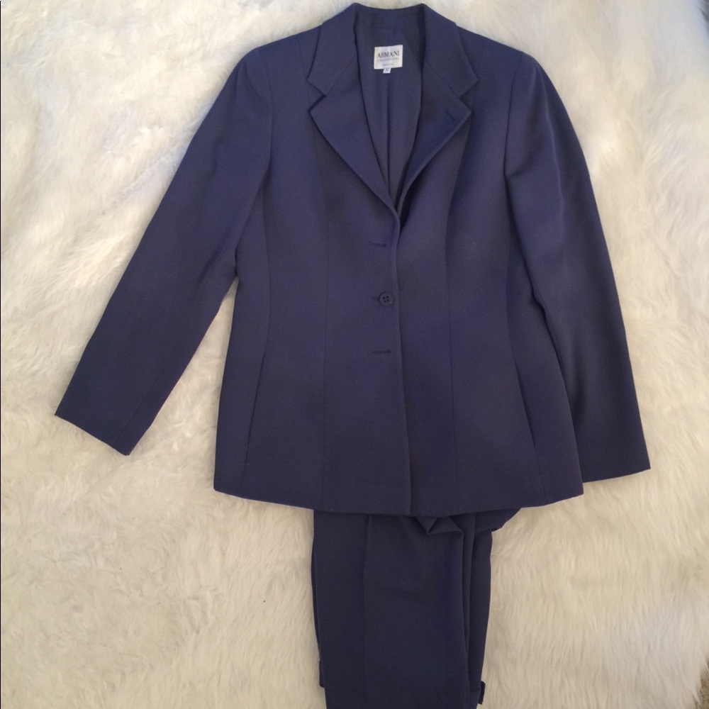 Armani Navy Pant Suit