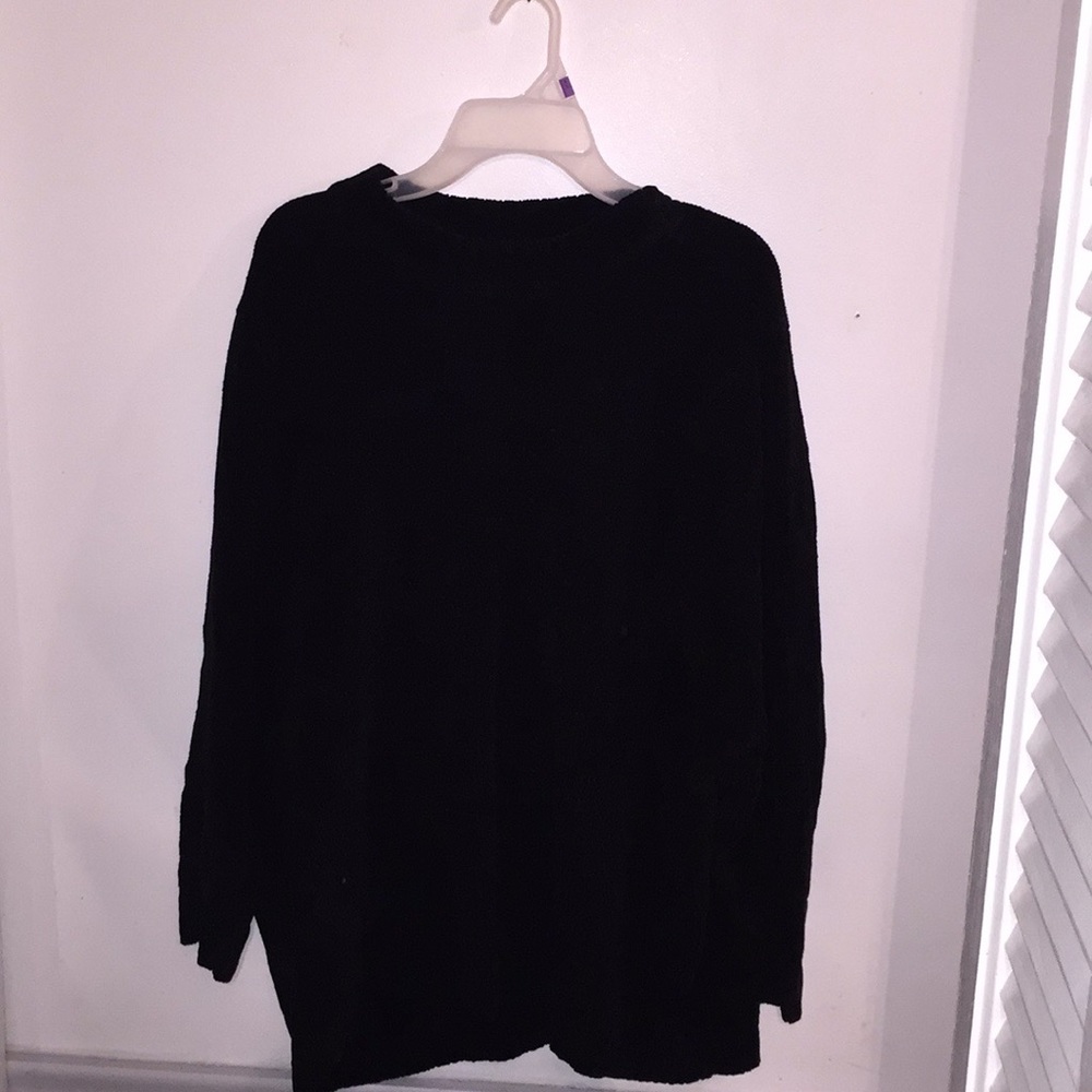 Black High-Low Sweater