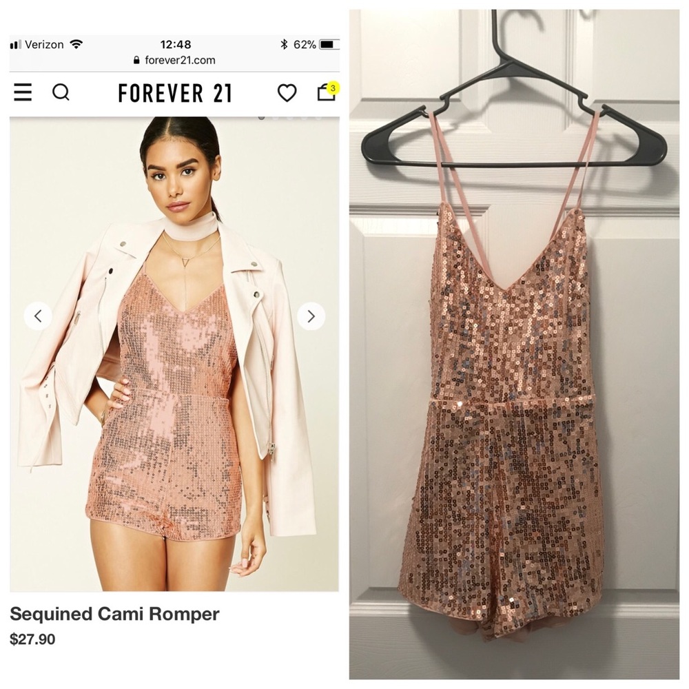 Sequin Romper-Small