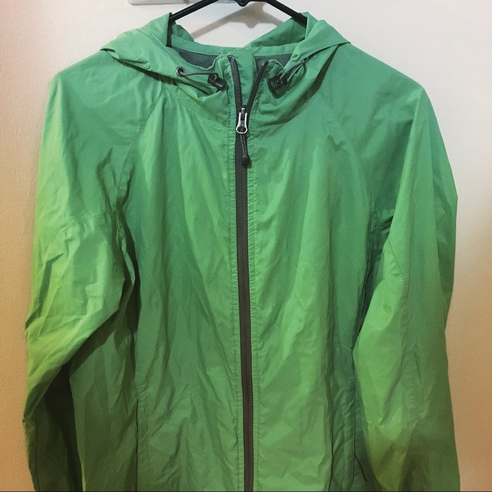 Eddie Bauer windbreaker.
