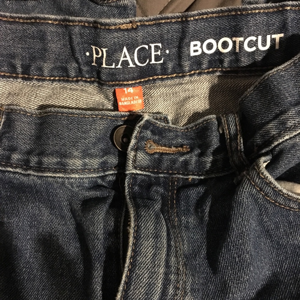 Children’s Place Boys Bootcut Denim Jeans Size 14