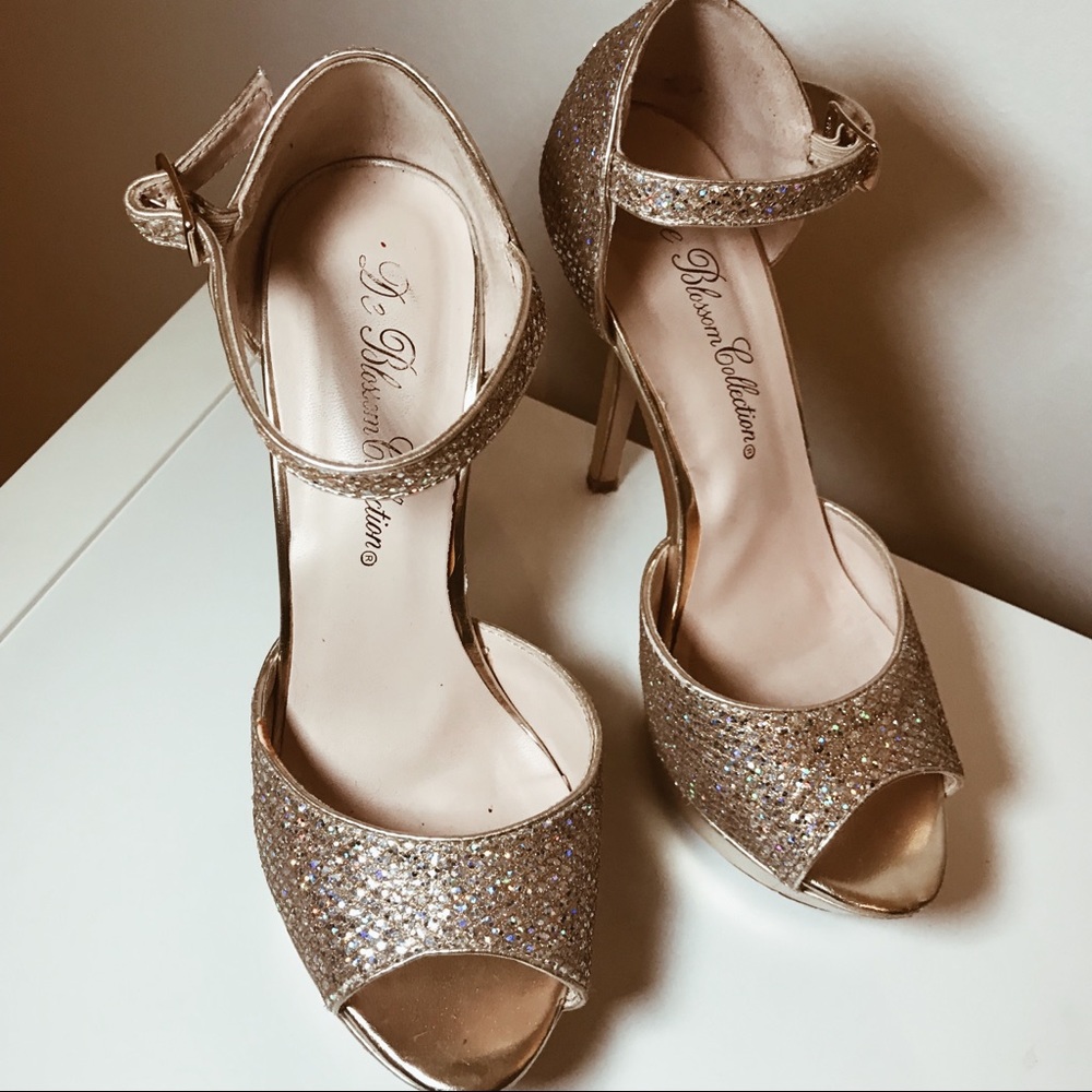Gold heels