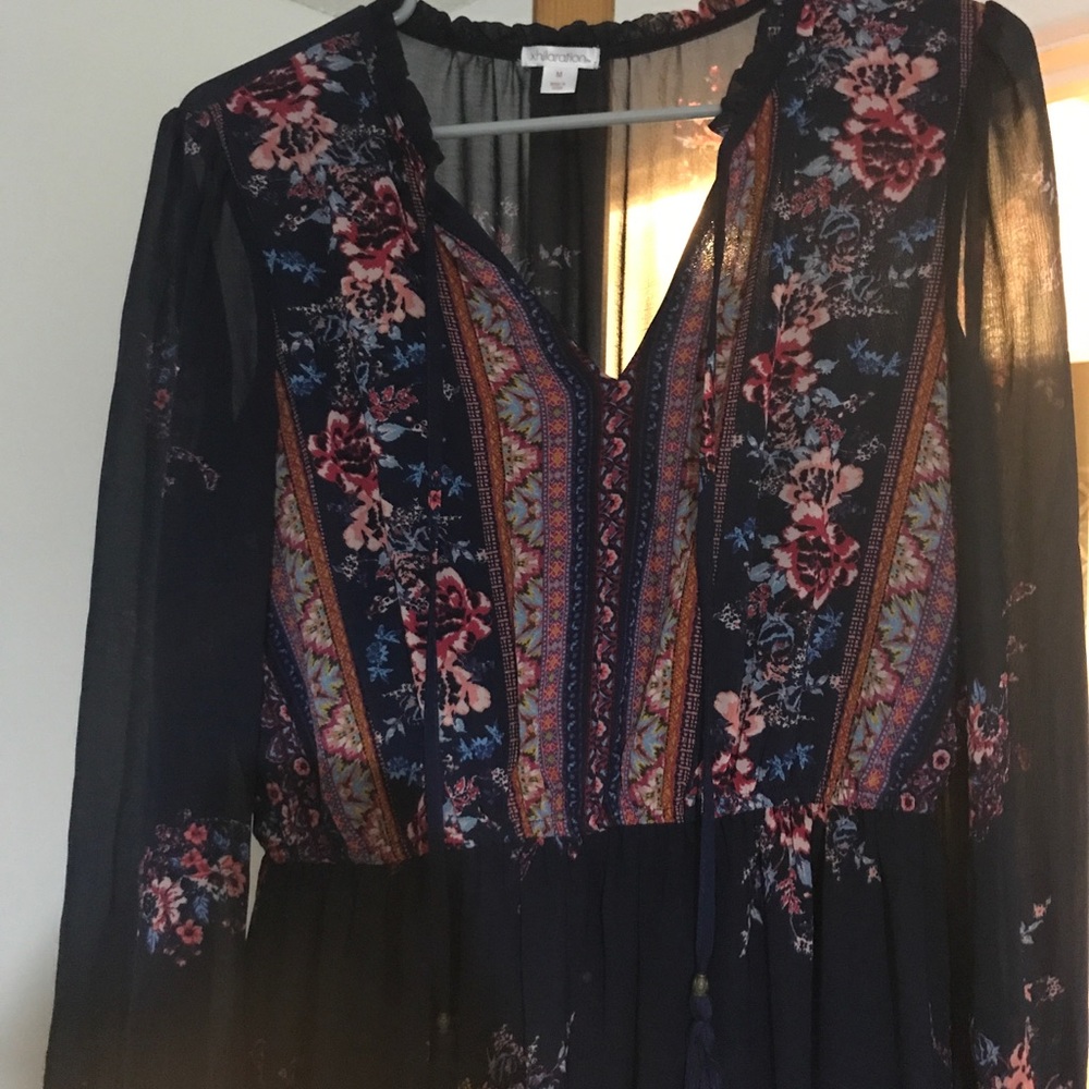 NWOT floral maxi dress