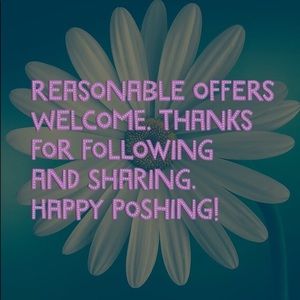 Thank you for following and sharing my closet! ❤️