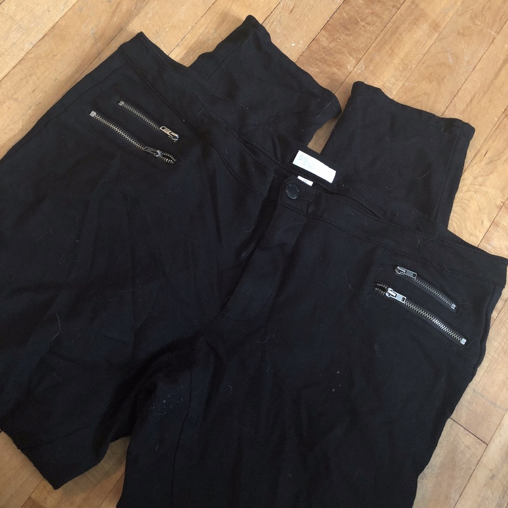 Bisou Bisou black ponte knit pant 16