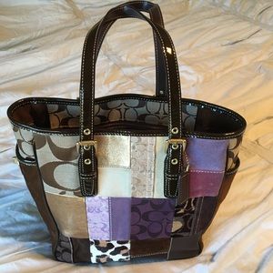 Coach patchwork purse