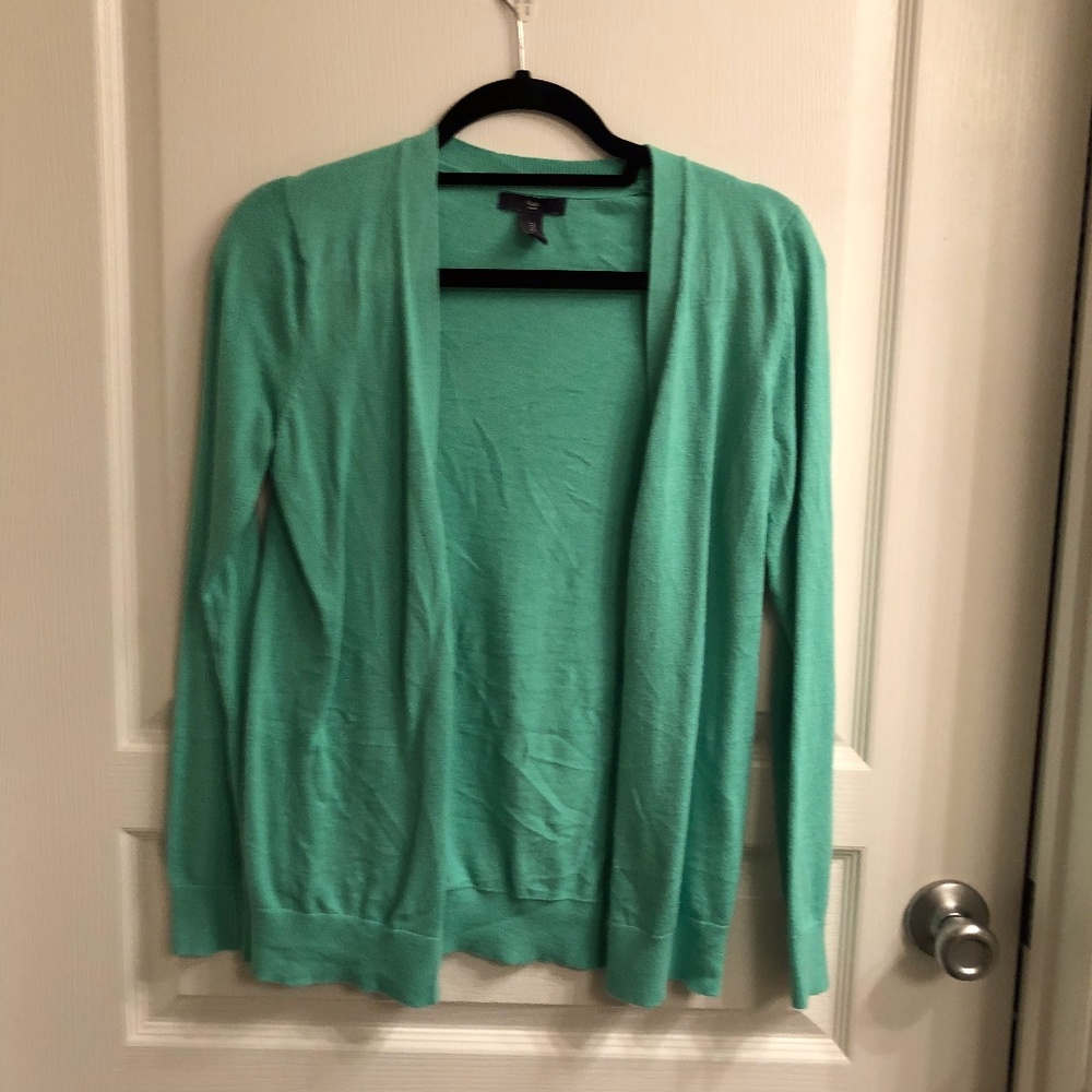 Seafoam long sleeve cardigan