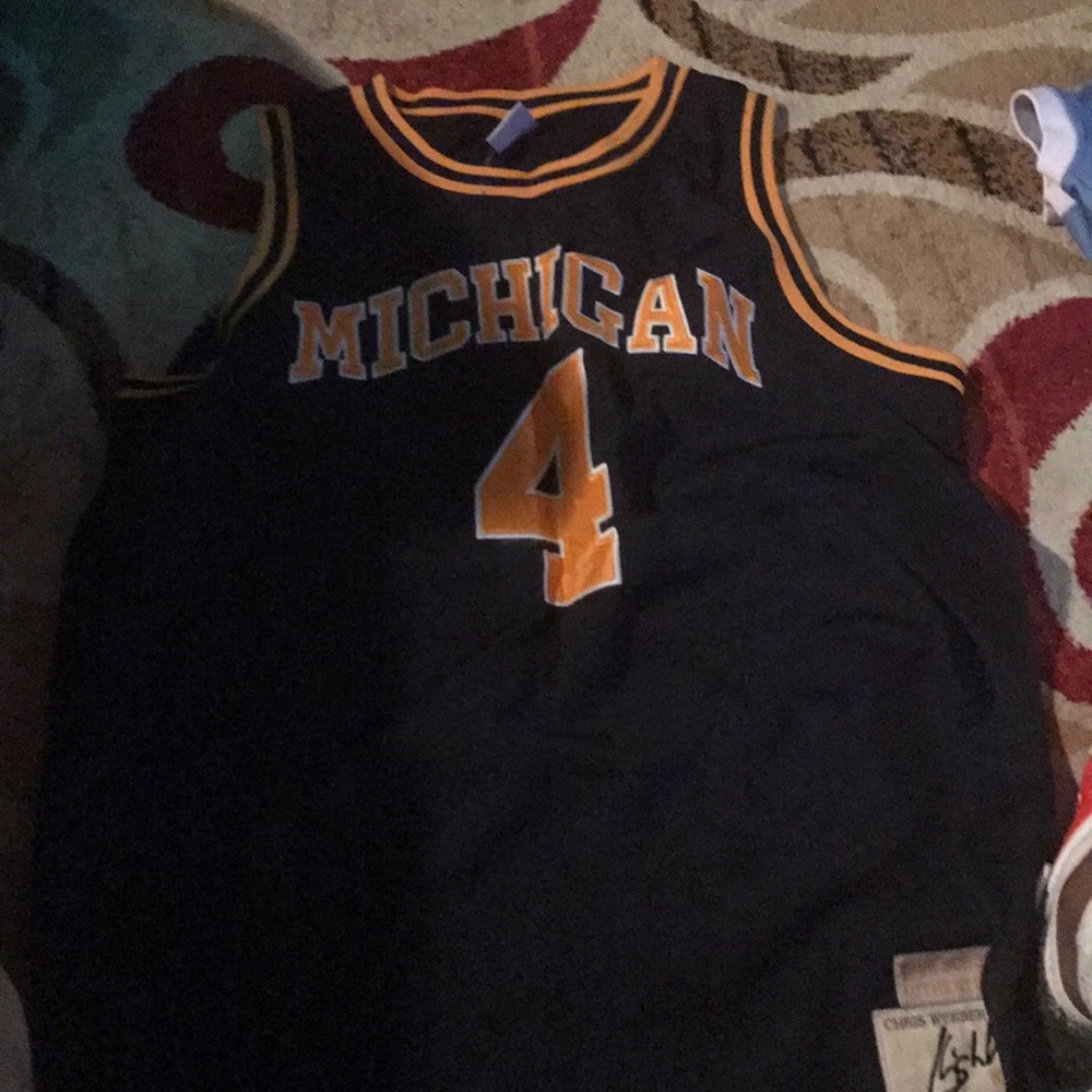 Authentic college basketball jersey