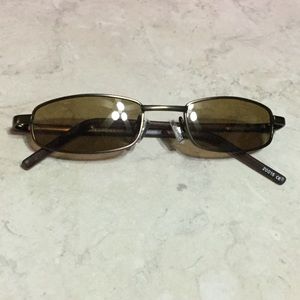 Liz Claiborne brown metal frame sunglasses. LC14