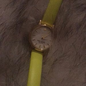Kate Spade tiny metro watch bright yellow