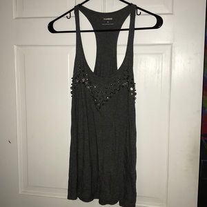 Express Studded grey tank