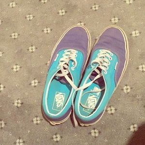 Blue and Purple Vans