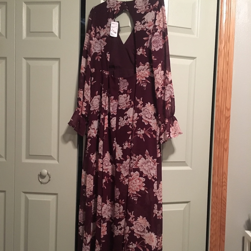 Forever21 Floral Maxi with Sleeves
