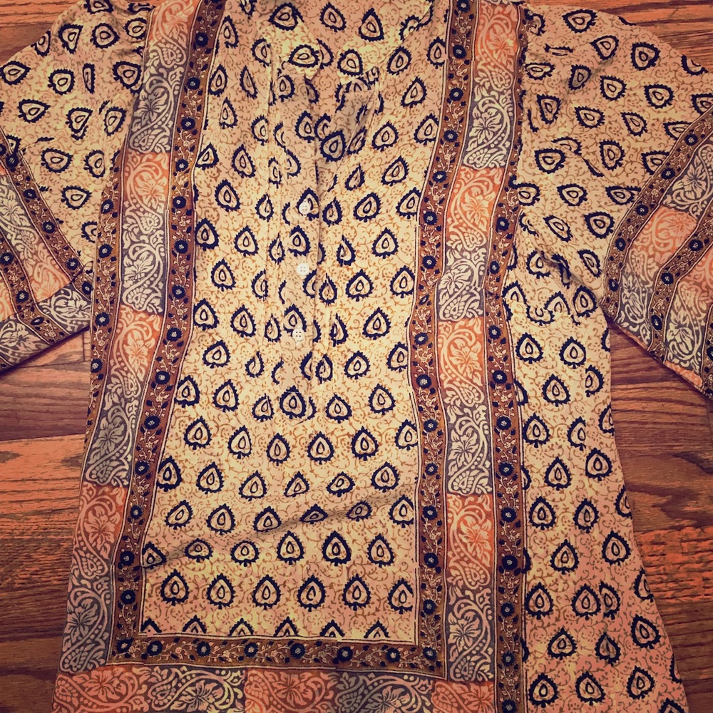 Tolani 100% silk blouse