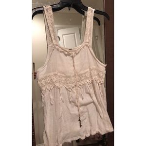 Free People White Tank