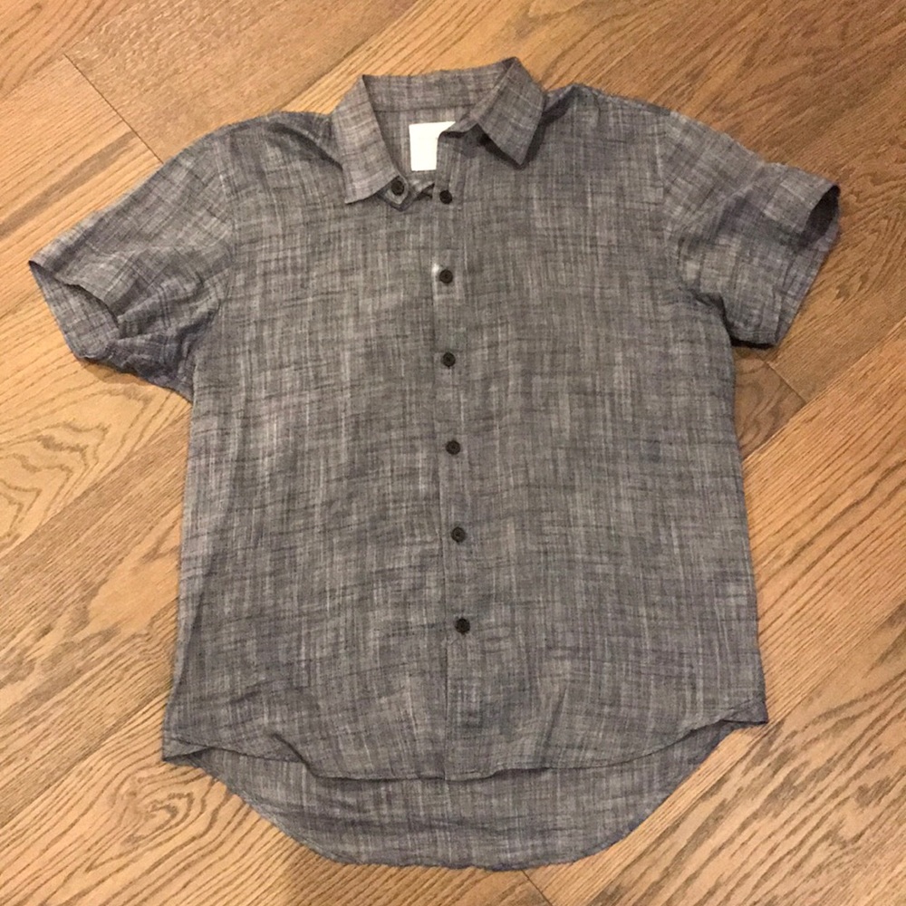 Mens Billy Reid short sleeve button up