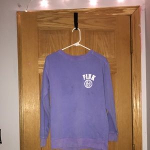 size xs VS pink sweatshirt