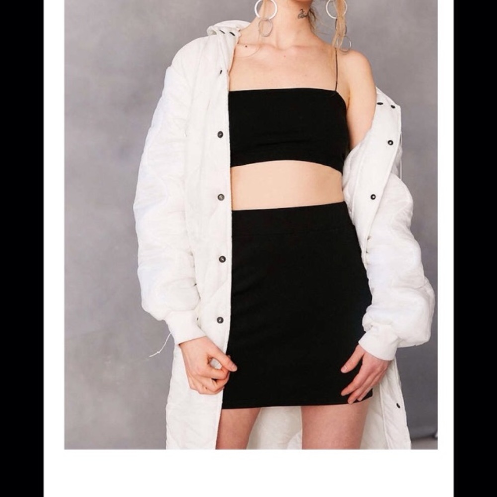 silence + noise mini tube skirt