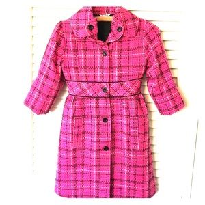 Pink pea coat
