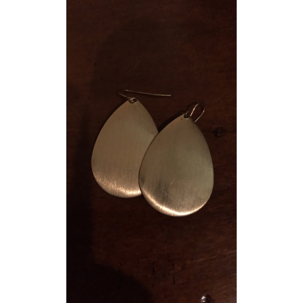 Gold Teardrop Earrings