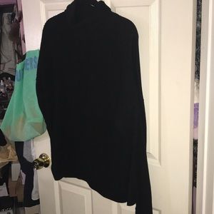 Black turtle neck