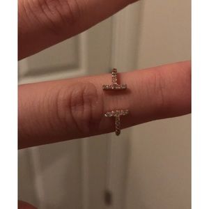 Rose Gold T Ring