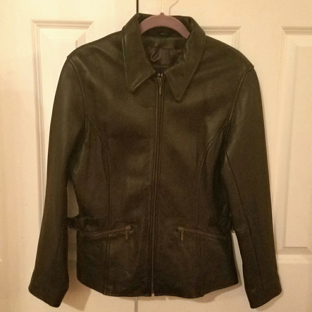 Wilson's Soft Dark Brown Thick Leather Jacket