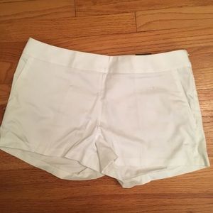 EXPRESS white chino shorts - size2