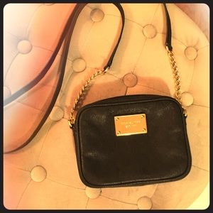 Michael Kors Jet Set Mini Black Crossbody Bag