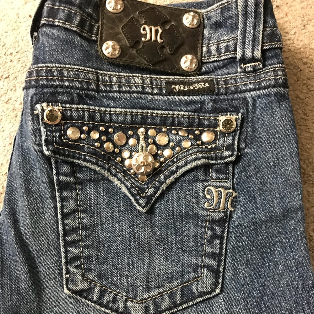 Miss Me studded boot cut jeans