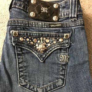 Miss Me studded boot cut jeans