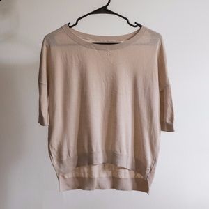 High-Low sweater tee