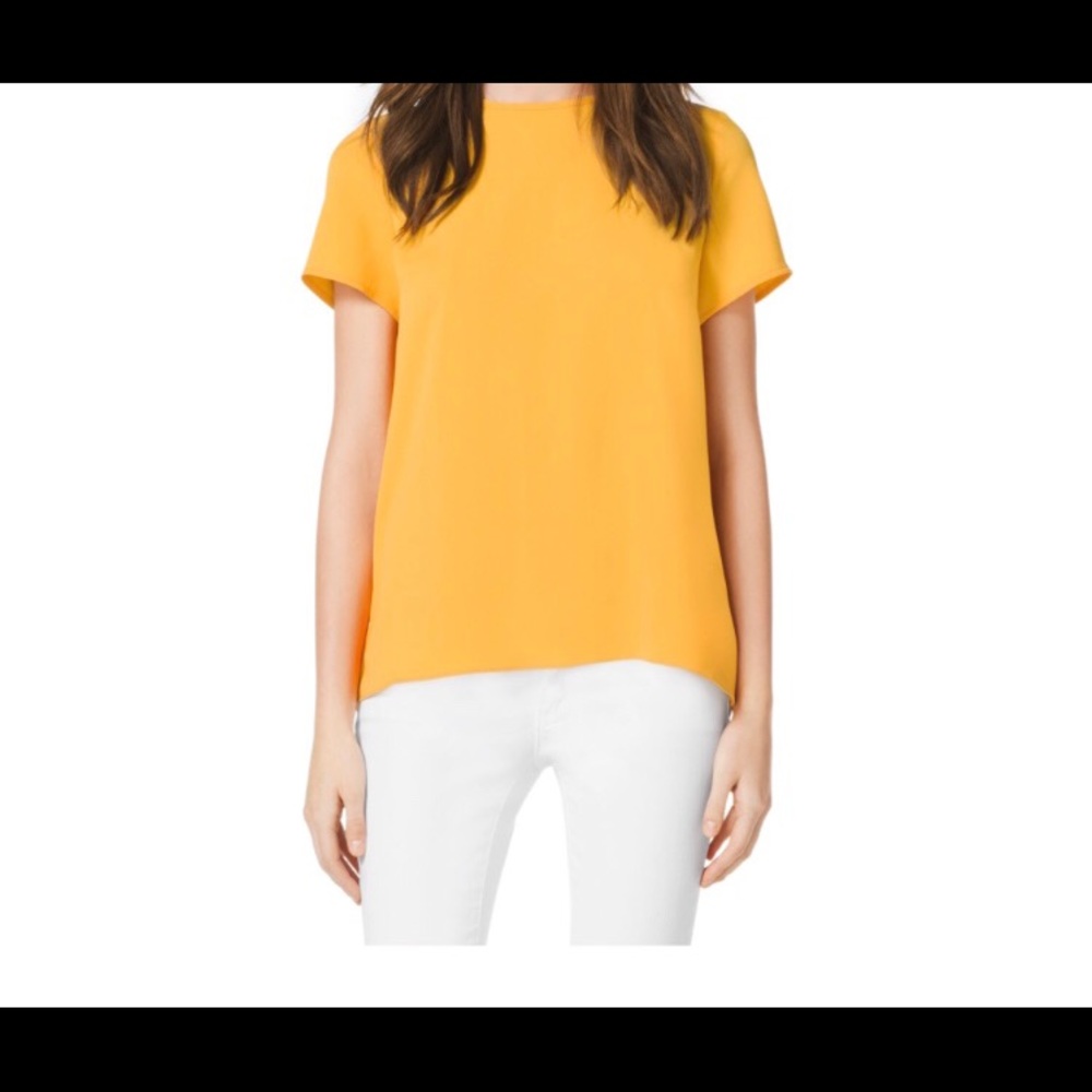 Michael Michael Kors Yellow Top