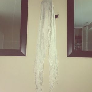White scarf