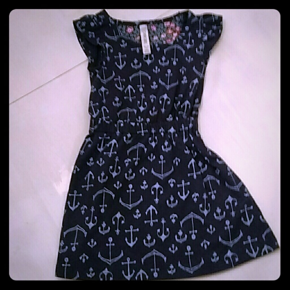 🌺Cherokee Little girl's anchor ⚓ dress - Picture 1 of 3