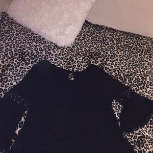 Black boutique blouse
