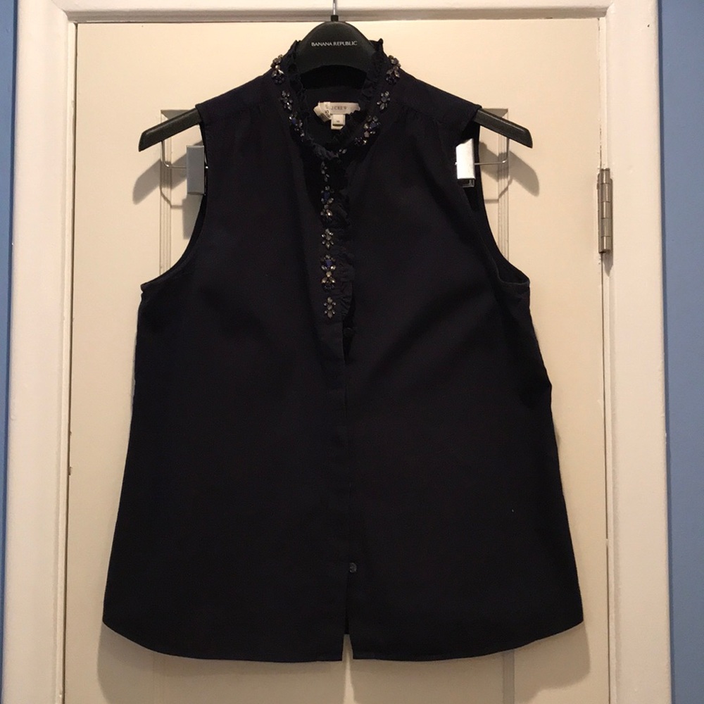 JCrew bejeweled tank